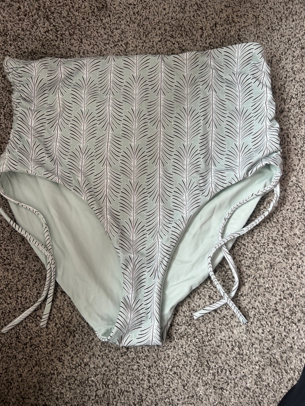 CALIA by Carrie Underwood Mint Green High-Waist Bikini Bottoms. Worn once